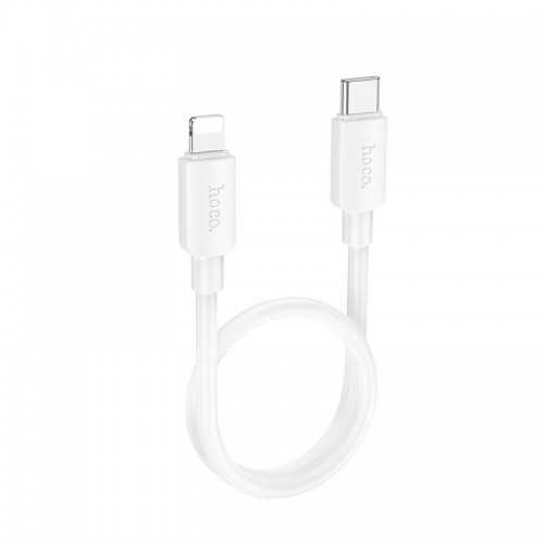 Кабель Hoco Lightning PD Hyper charging data cable X96 |0.25m, 2.4A/20W| white