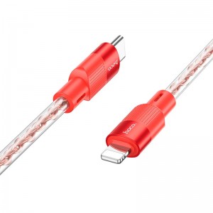 Кабель HOCO X99 Crystal junction PD silicone charging data cable |1m, 27W/3A|