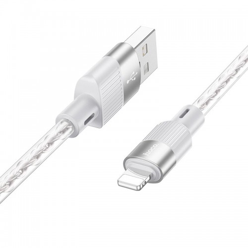 Кабель HOCO X99 Crystal junction Lightning silicone charging data cable |1m, 2.4A|