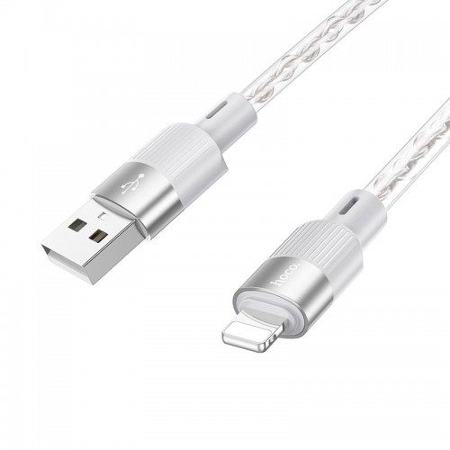 Кабель HOCO X99 Crystal junction Lightning silicone charging data cable |1m, 2.4A|