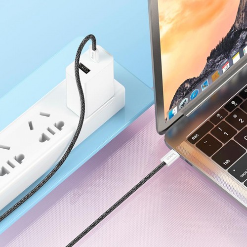 Кабель HOCO Source 60W charging data cable Type-C to Type-C X104 |1M|