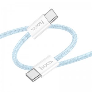 Кабель HOCO Source 60W charging data cable Type-C to Type-C X104 |1M|