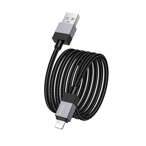 Кабель HOCO Lightning Honorific charging data cable X110 |1m, 2.4A|