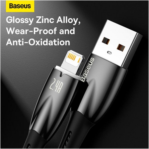 Кабель Baseus Lightning Glimmer Series Fast Charging Data Cable |2m, 2.4A|