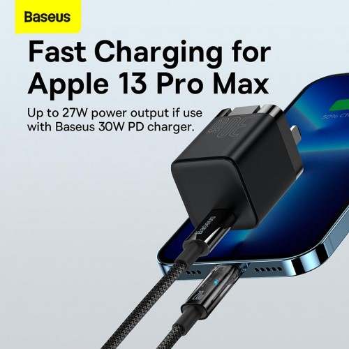 Кабель Baseus Type-C to Lightning Explorer Series Auto Power-Off Fast Charging Data Cable |1m, 20W|