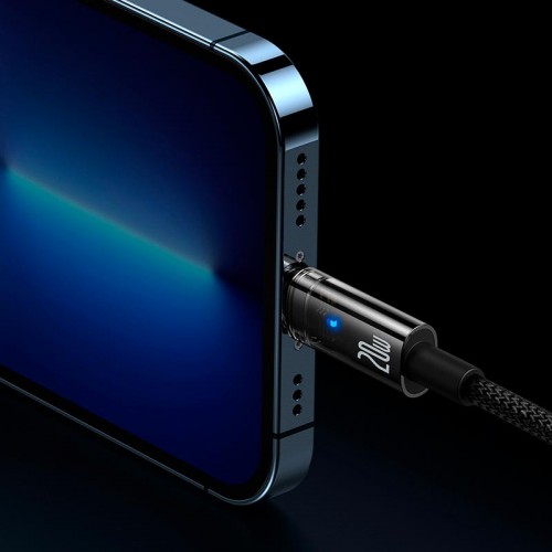 Кабель Baseus Type-C to Lightning Explorer Series Auto Power-Off Fast Charging Data Cable |1m, 20W|