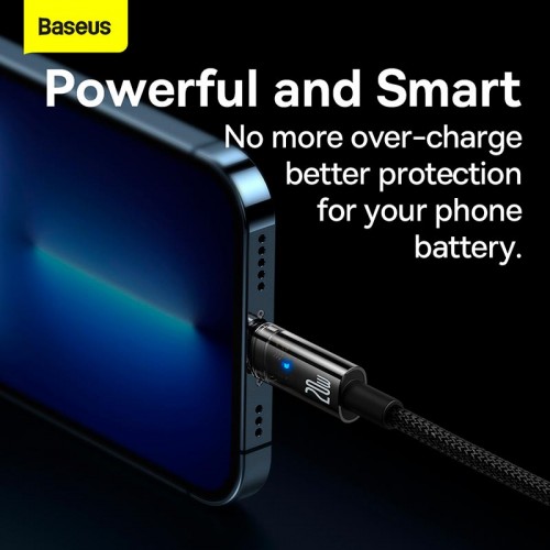 Кабель Baseus Type-C to Lightning Explorer Series Auto Power-Off Fast Charging Data Cable |1m, 20W|