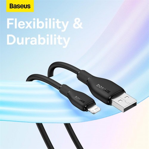 Кабель Baseus Lightning Pudding Series Fast Charging Cable |2.4A, 2m|