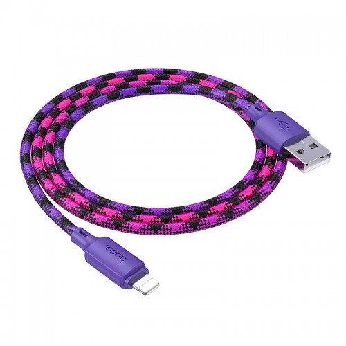 Кабель HOCO Lightning Meridian charging data cable X116 |1m, 2.4A|