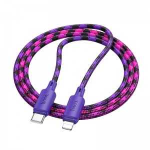 Кабель HOCO Type-C Lightning Meridian PD charging data cable X116 |1m, 27W|
