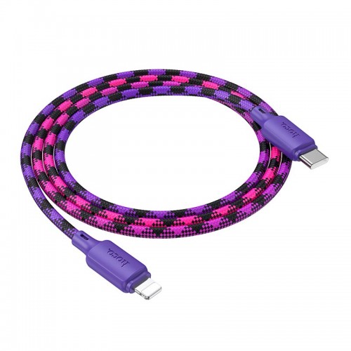 Кабель HOCO Type-C Lightning Meridian PD Charging Data Cable X116 |1m, 27W| purple