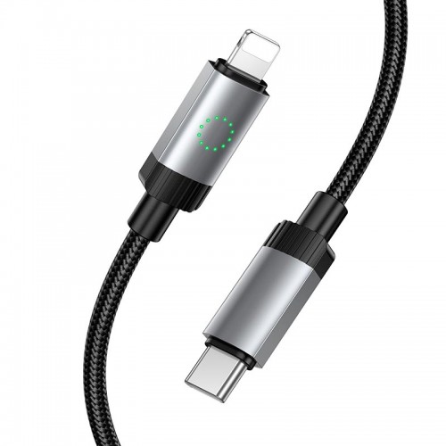 Кабель HOCO Type-C для Lightning Star PD Charging Data Cable X117 |1m, 27W| black