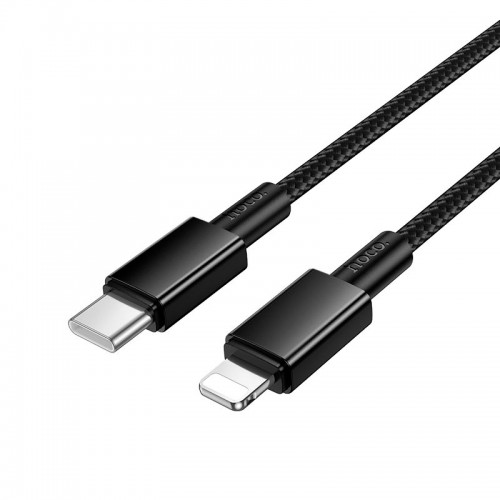 Кабель HOCO Type-C to Lightning Energy PD Charging Data Cable X119 |1m, 27W| black