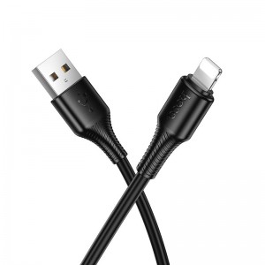 Кабель HOCO Lightning Beneficio charging data cable X120 |1m, 2.4A|