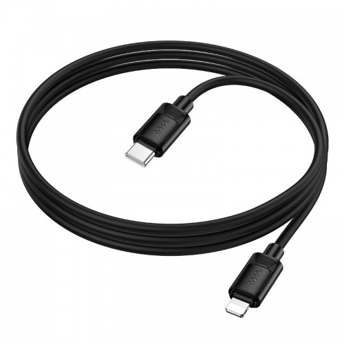 Кабель HOCO C до Lightning Benefit PD силиконовый зарядный кабель для передачи данных X122 |1м, 27W| белый