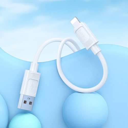 Кабель HOCO Lightning Benefit silicone charging data cable X122 |1m, 2.4A|
