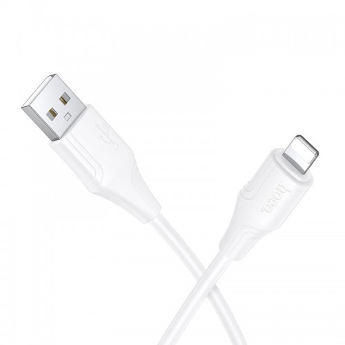 Кабель HOCO Lightning Bien silicone charging data cable X124 |1m, 2.4A|