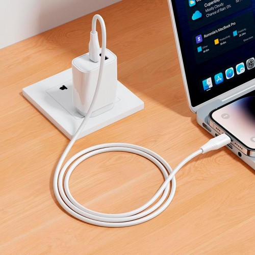 Кабель HOCO C до Lightning Bien PD silicone charging data cable X124 |1m, 27W| black
