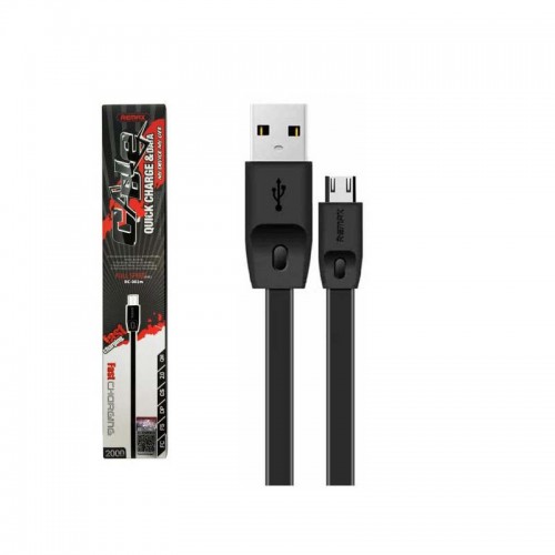 Кабель Micro USB REMAX Full Speed RC-001m |2M| black