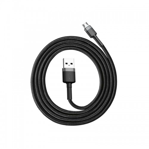 Кабель Micro USB BASEUS cafule |2.4A, 1M| (CAMKLF-B09) black-red