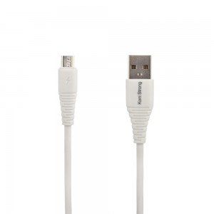 Кабель Micro USB KONI STRONG KS-64m |1M, 3A| white
