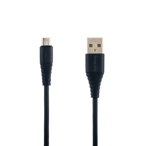Кабель Micro USB KONI STRONG KS-64m |1M, 3A| white