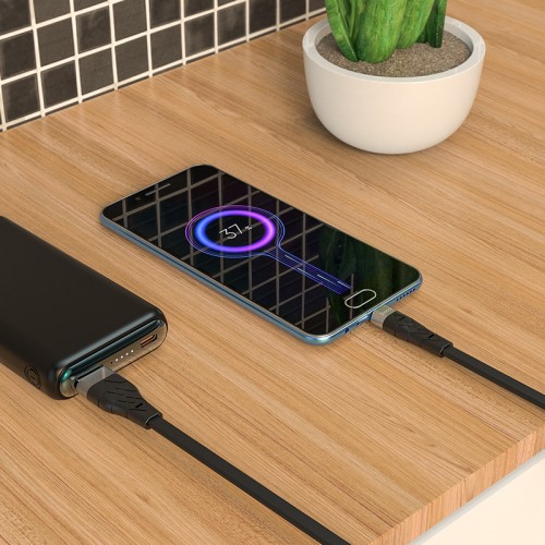 Кабель HOCO Micro USB Angel silicone charging data cable X53 |1m, 2.4A|