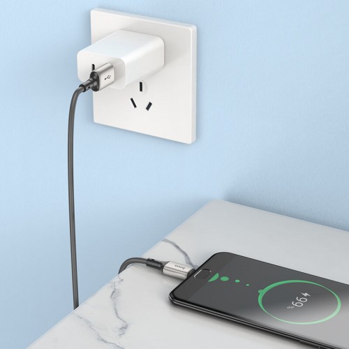 Кабель HOCO Micro USB Howdy charging data cable X66 |1m, 2.4A|