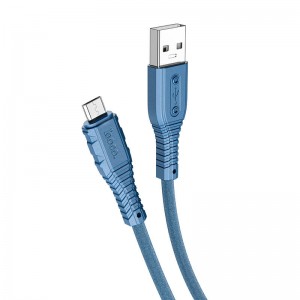 Кабель HOCO Micro USB Nano silicone charging data cable X67 |1m, 2.4A|