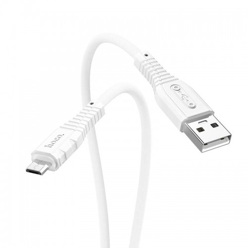 Кабель Hoco Micro USB Nano silicone charging data cable X67 |1m, 2.4A| blue