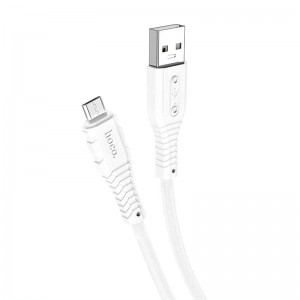 Кабель HOCO Micro USB Nano silicone charging data cable X67 |1m, 2.4A|