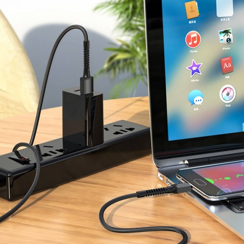 Кабель HOCO Micro USB Especial charging data cable for X71 |1m, 2.4A|