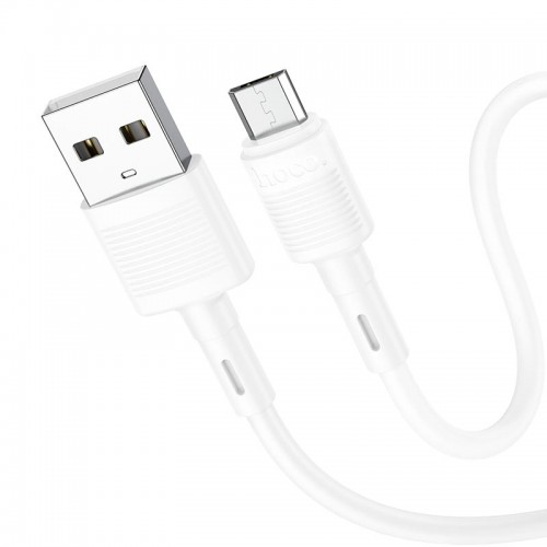 Кабель Hoco Micro USB Victory charging data cable X83 |1m, 2.4A| white