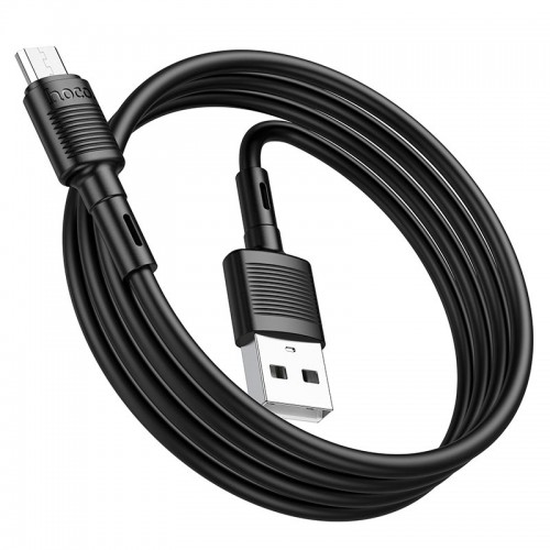 Кабель Hoco Micro USB Victory charging data cable X83 |1m, 2.4A| white
