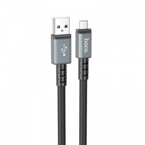 Кабель HOCO Micro USB Strength charging data cable X85 |1m, 2.4A|
