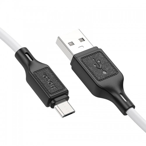 Кабель HOCO Micro USB Cool silicone charging data cable X90 |1m, 2.4A|