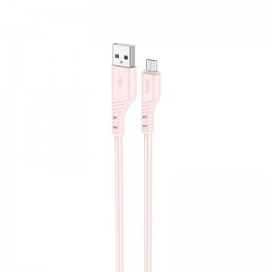 Кабель HOCO Micro USB Crystal color silicone charging data cable X97 |1m, 2.4A|