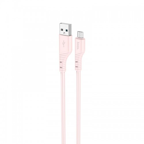 Кабель HOCO Micro USB Crystal color silicone charging data cable X97 |1m, 2.4A|