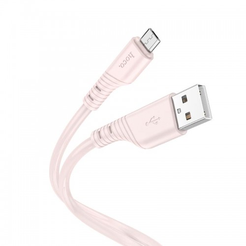 Кабель HOCO Micro USB Crystal color silicone charging data cable X97 |1m, 2.4A|