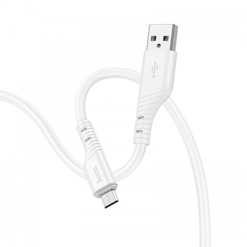 Кабель HOCO Micro USB Crystal color silicone charging data cable X97 |1m, 2.4A|