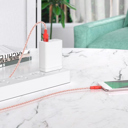 Кабель HOCO X99 Crystal junction Micro USB silicone charging data cable |1m, 2.4A|