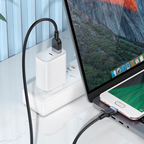 Кабель HOCO Micro USB Energy silicone charging data cable X109 |2m, 2.4A|