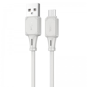 Кабель HOCO Micro USB Assistant silicone charging data cable X101 |1m, 2.4A|