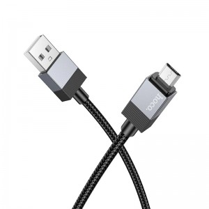 Кабель HOCO Micro USB Honorific charging data cable X110 |1m, 2.4A|