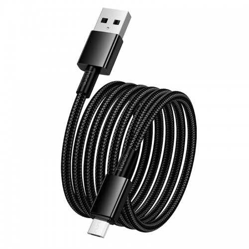 Кабель HOCO Micro USB Energy charging data cable X119 |1m, 2.4A| black