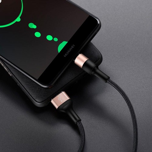 Кабель Type-C Hoco Xpress X26 black-gold