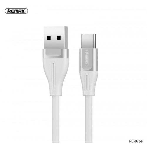 Кабель REMAX Type-C Jell Series Fire-Cold Resistant RC-075a |1m, 2.1A| white