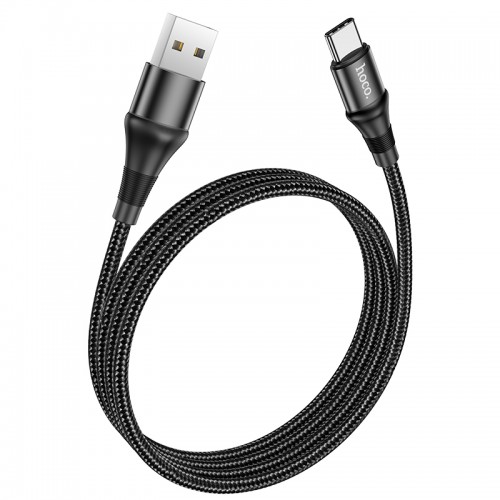 Кабель Hoco Type-C Excellent charging data cable X50 |1m, 3A| black