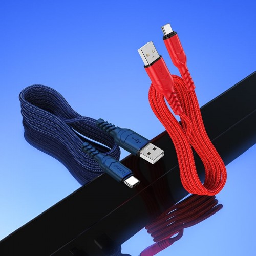 Кабель HOCO Type-C Victory charging data cable X59 |1m, 3A|