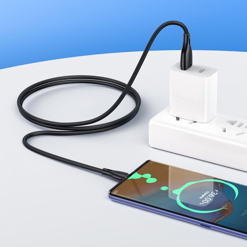 Кабель HOCO Type-C Ultimate silicone charging data cable X61 |1m, 3A|